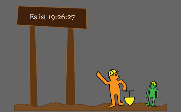 The current time The current time