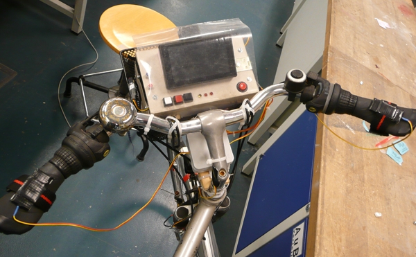 Prototype mounted on the bicycle Prototype mounted on the bicycle